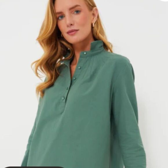 Tuckernuck Pomander Place Polly Shirt Dress size Medium- great used condition - Picture 3 of 14